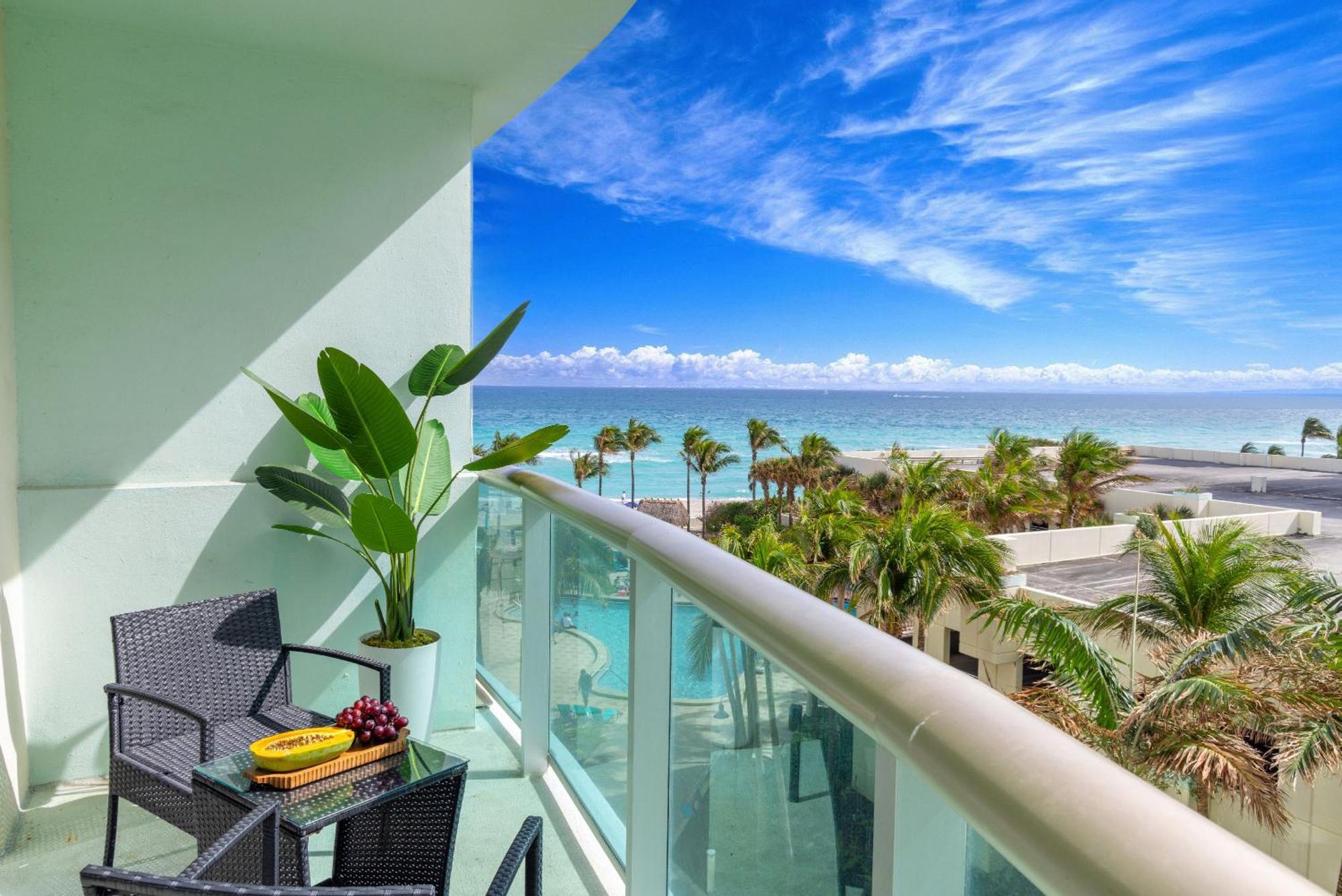 Modern 1 Bdr Oceanview With Direct Beach Access! Hollywood Exterior foto